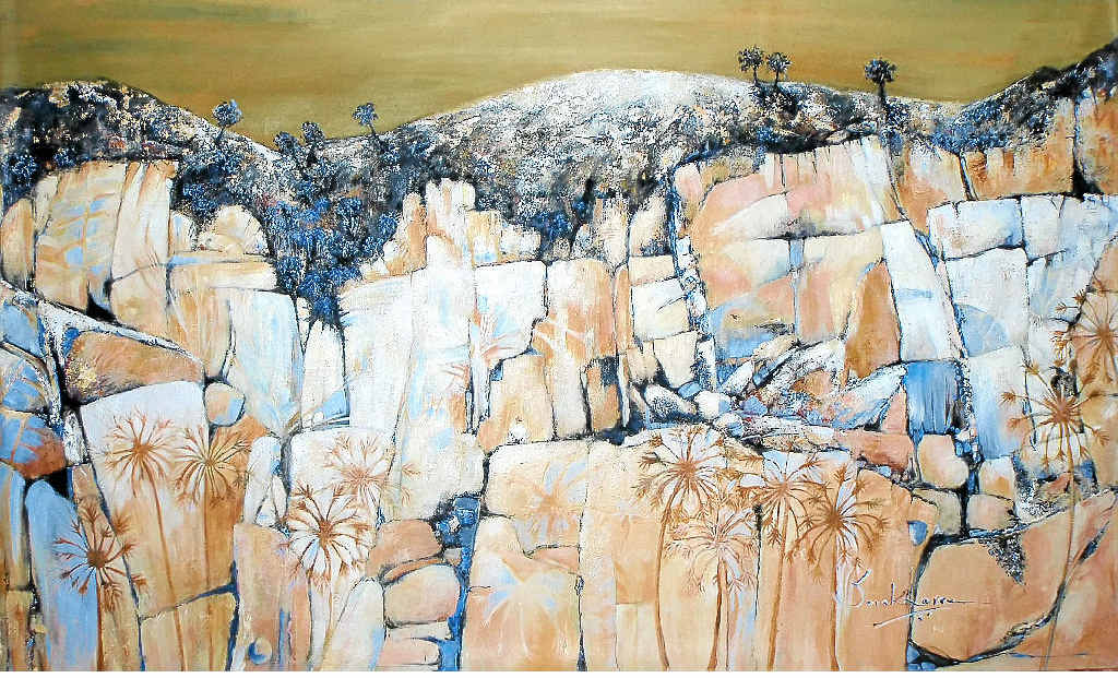 One of Sarah Larsen’s works. One of Sarah Larsen’s works.
